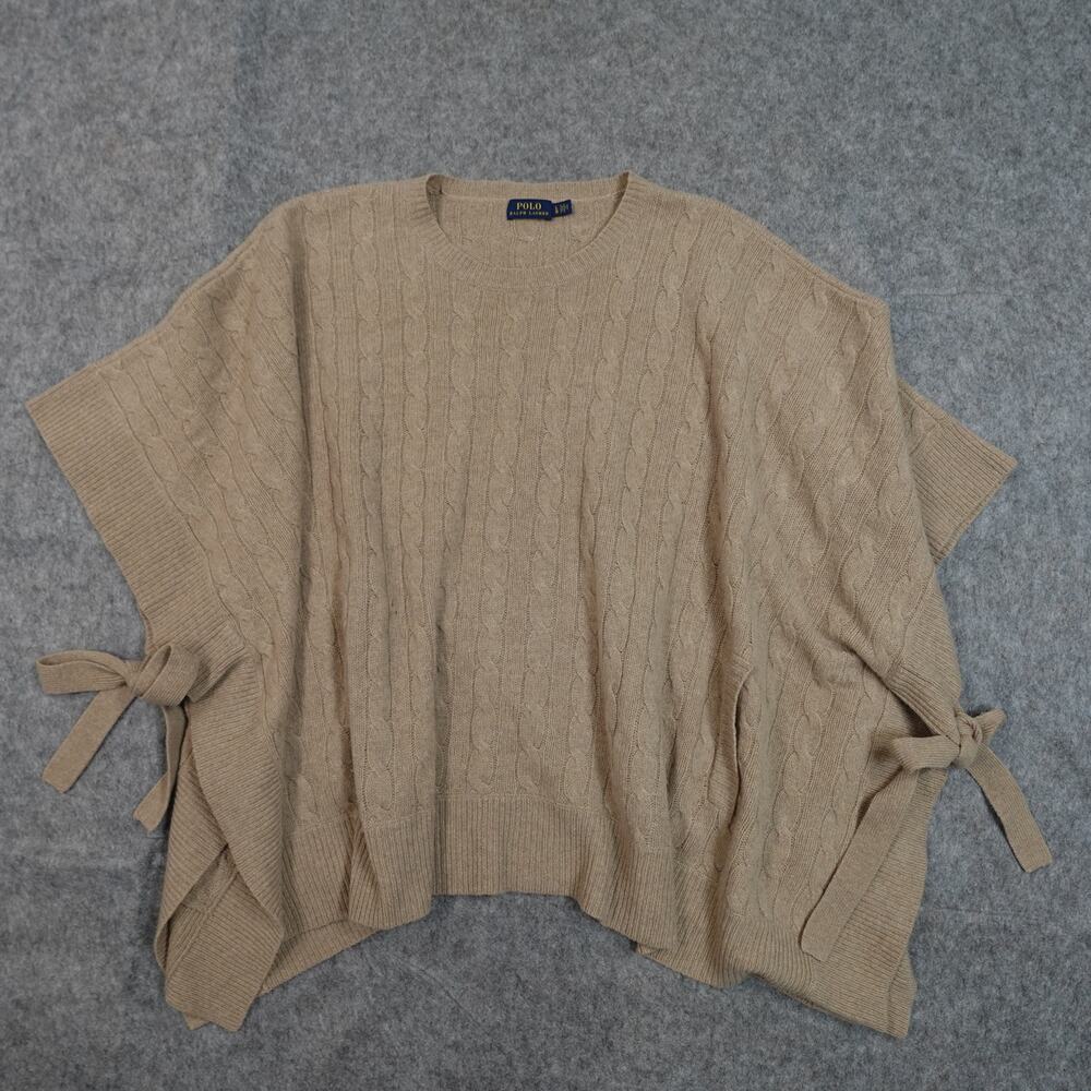 Polo by Ralph Lauren Tan Poncho Sweater